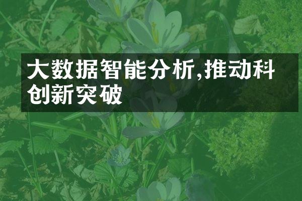 大数据智能分析,推动科技创新突破