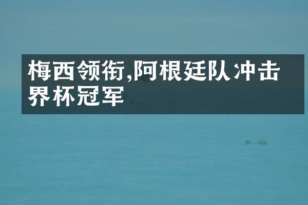 梅西领衔,阿根廷队冲击世界杯冠军