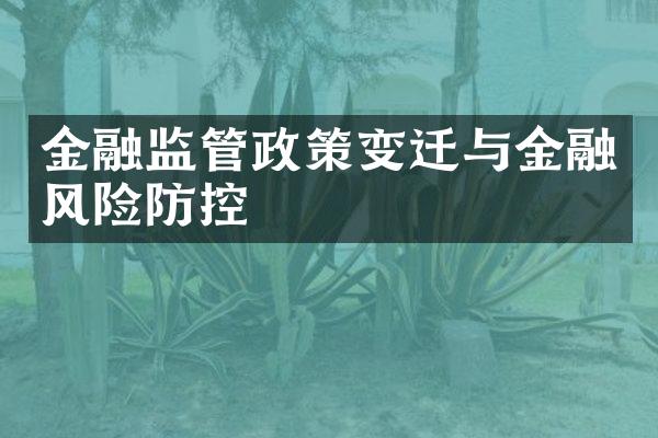 金融监管政策变迁与金融风险防控