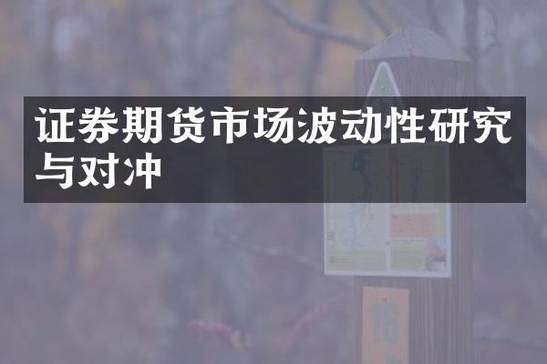 证券期货市场波动性研究与对冲